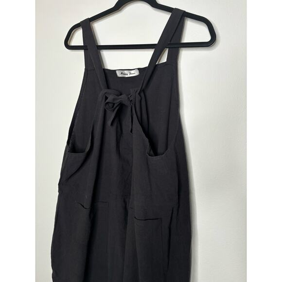 Mommy Jennie Black Overalls - Picture 2 of 4